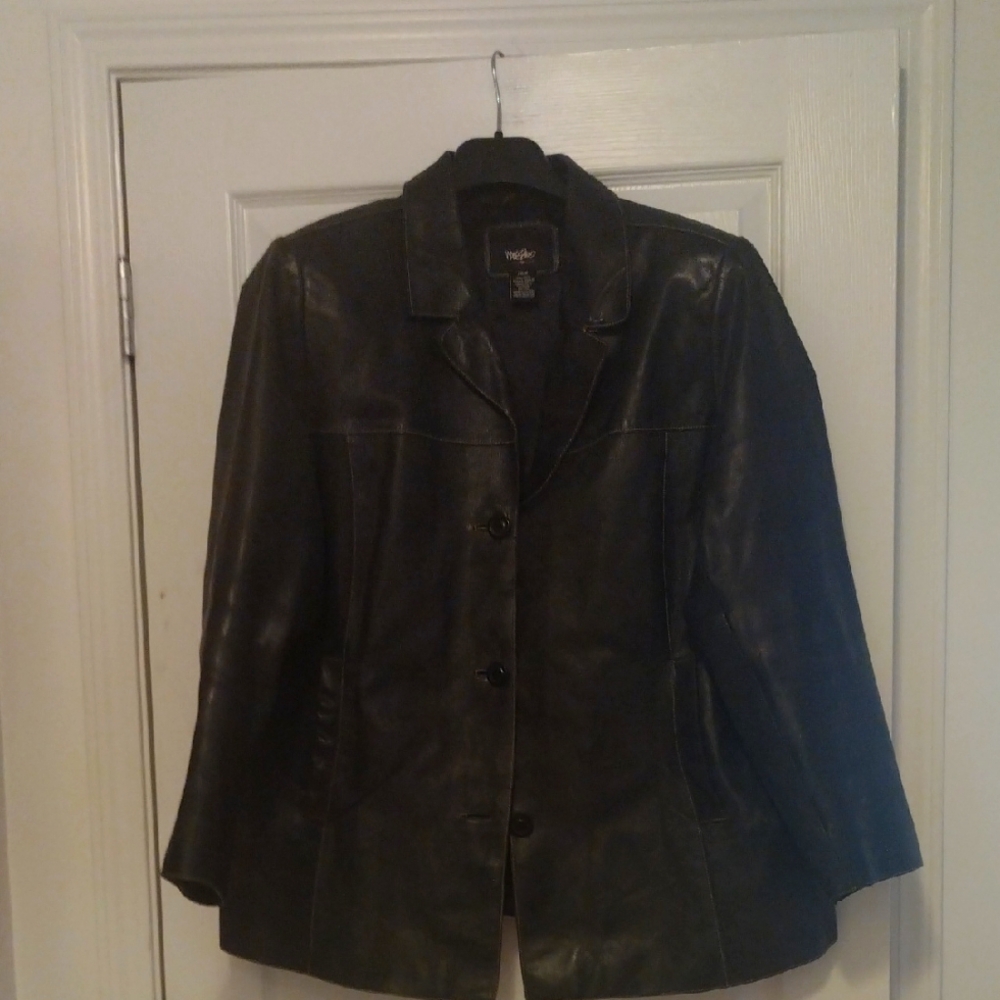 Mossimo Supply Co. Black Leather Jacket